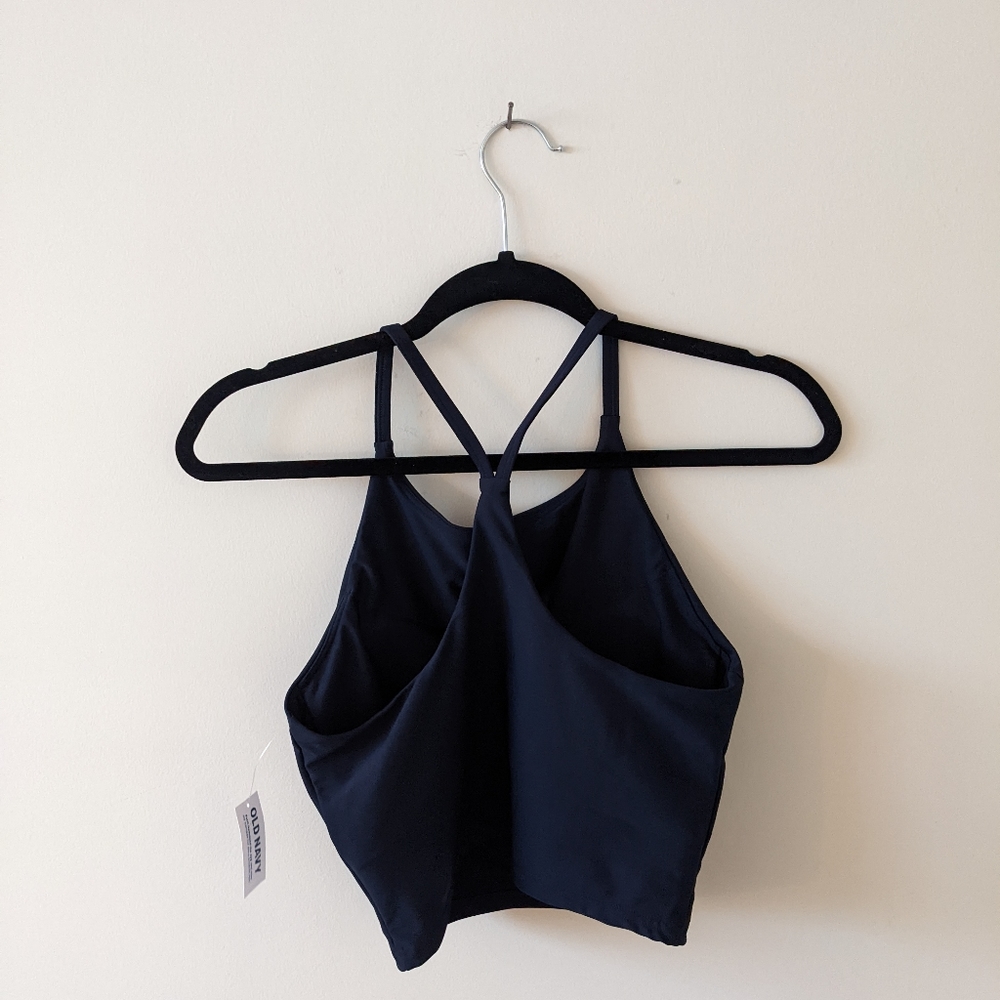 Old Navy Light Support PowerSoft Longline Sports Bra for Women